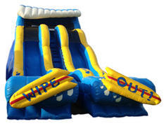 20' Dual Lane Wipe Out Water Slide 20' Dual Lane Wipe Out Water Slide