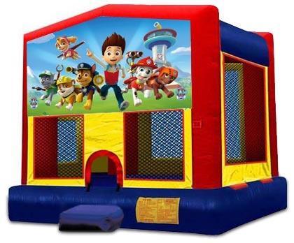 15 x 15 Paw Patrol Moonwalk with Basketball Hoop 15 x 15 Paw Patrol Moonwalk with Basketball Hoop
